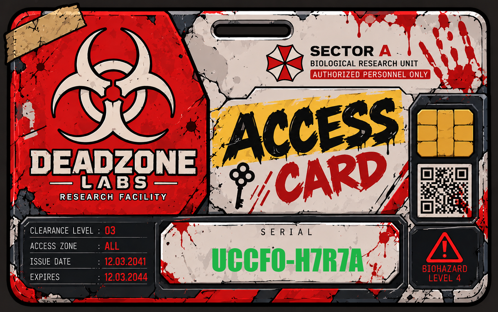 Green Deadzone Access Card